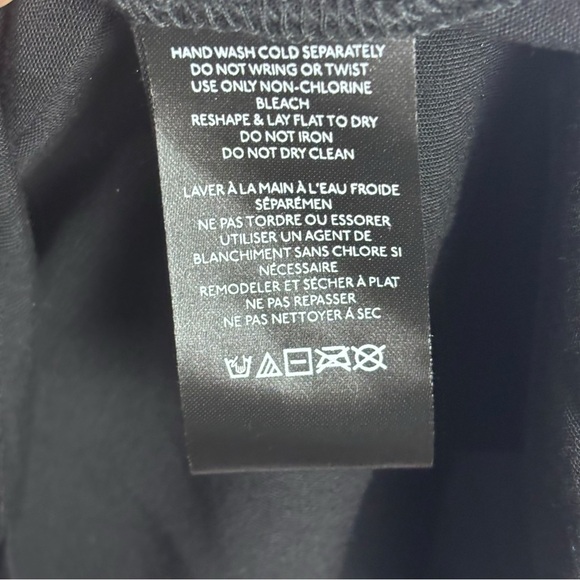 FREE PEOPLE MARLIE BLACK SHEER LACE LONG SLEEVE WHIMSIGOTH VELVET MINI DRESS - Picture 14 of 15